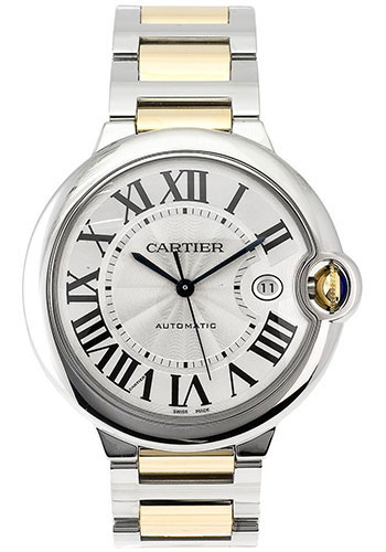 Cartier Ballon Bleu de Cartier Watch - Large Steel And Yellow Gold Case