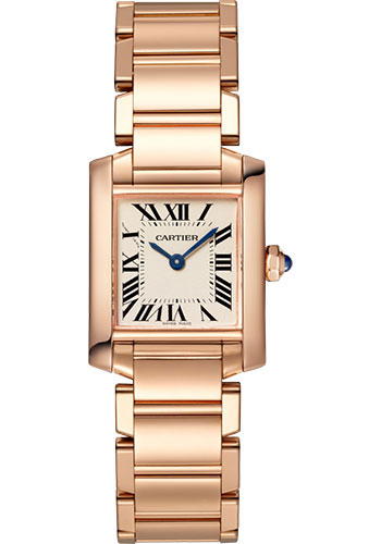 Cartier Tank Française Watch - 25 mm Pink Gold Case