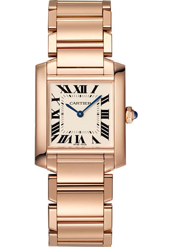 Cartier Tank Française Watch - 30 mm Pink Gold Case