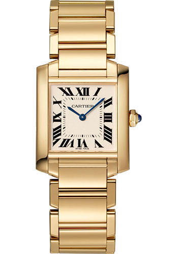 Cartier Tank Française Watch - 30 mm Yellow Gold Case