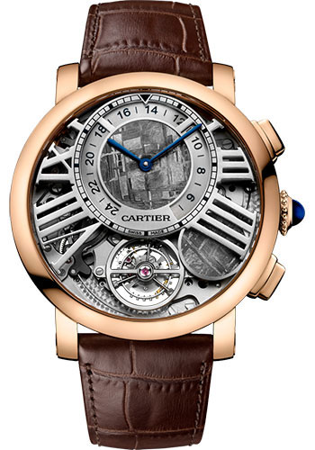 Cartier Rotonde de Cartier Earth and Moon Watch - 47 mm Pink Gold Case