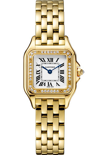 Cartier Panthère de Cartier Watch - 22 mm Yellow Gold Case - Diamond Bezel