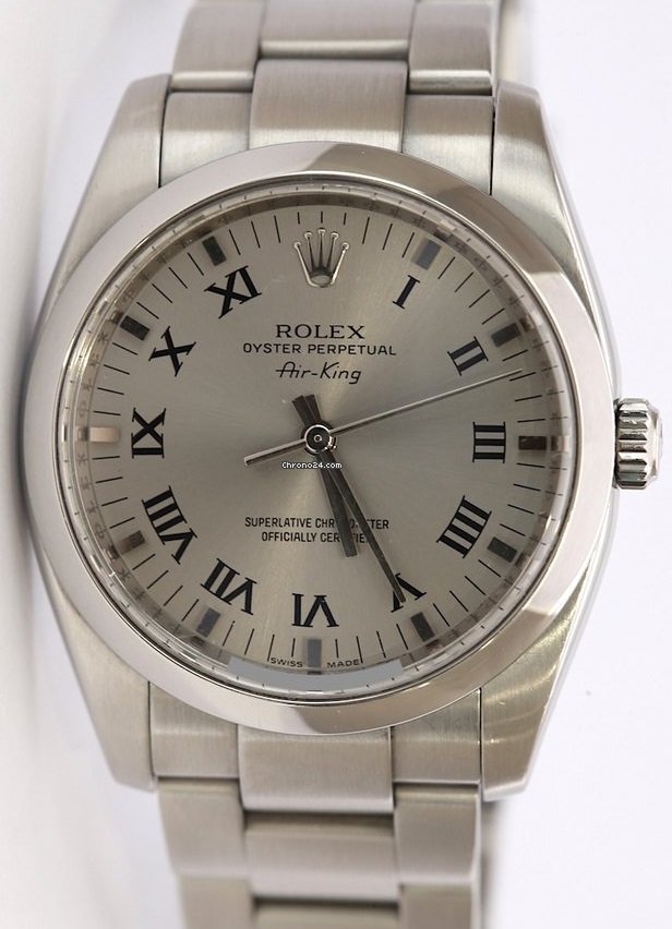 Rolex Air King Rare Grey Dial 114200