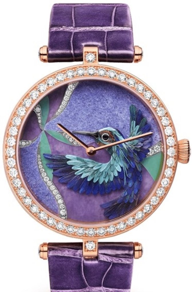 Van Cleef & Arpels Ladies watch Lady Arpels Colibri Indigo