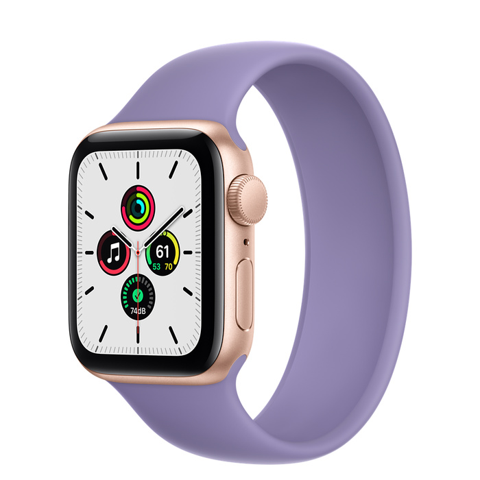 Apple Watch SE GPS 40mm Gold Aluminum Case with Solo Loop