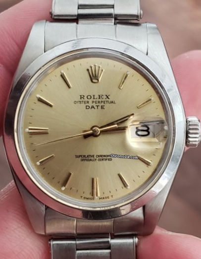 Rolex Date Oyster Perpetual Blue 