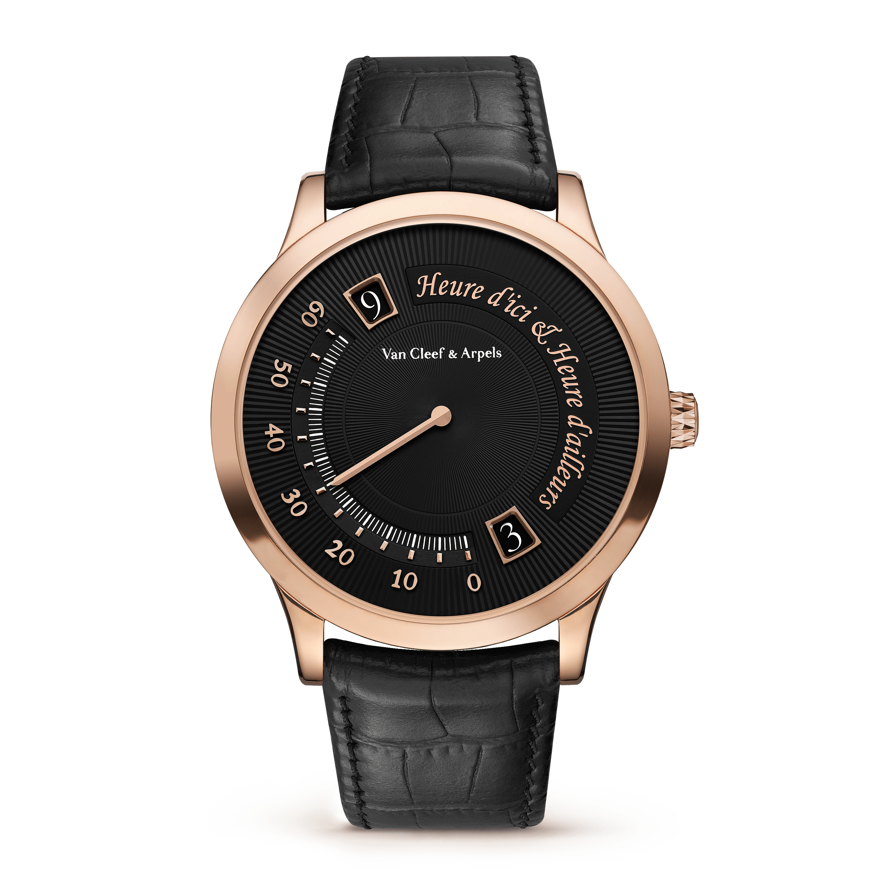 Van Cleef & Arpels Midnight Heure d'Ici & Heure d'Ailleurs watch