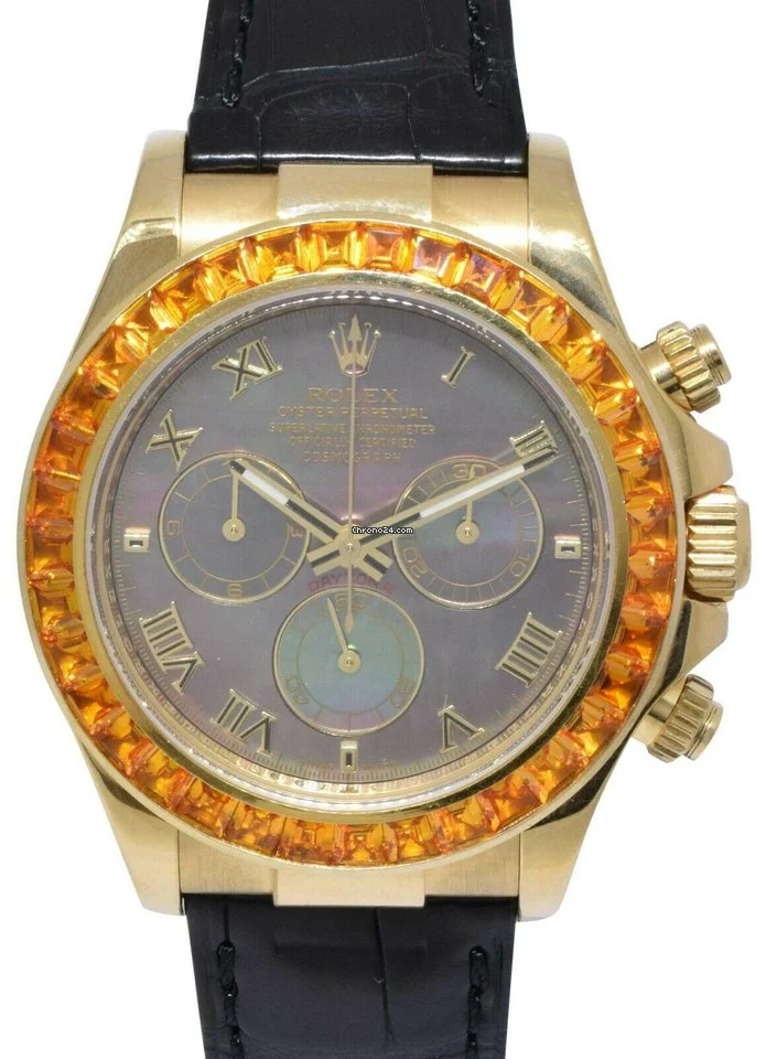 Rolex Daytona Tahitian Orange Topaz 116518