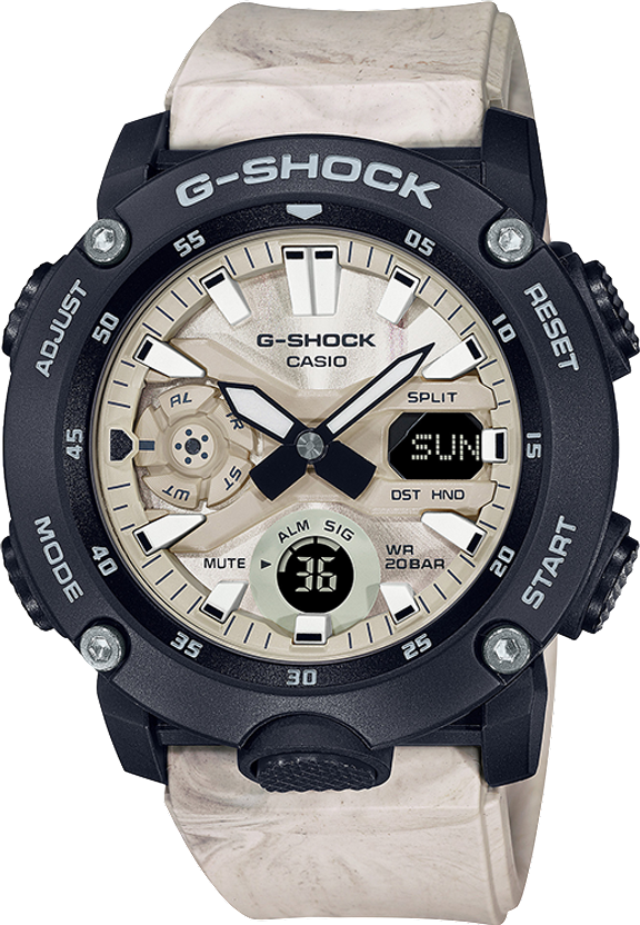 G-Shock Utility Wavy Marble GA2000WM-1A