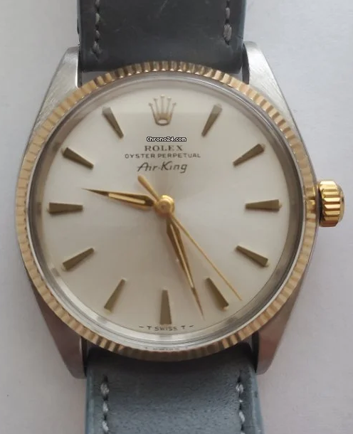 Rolex Air King Two-Tone Fluted Bezel 5501