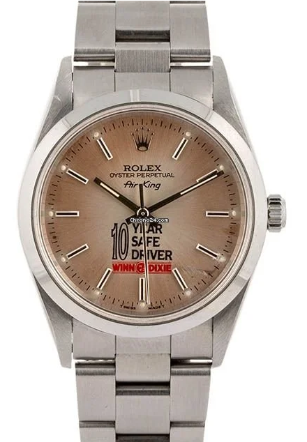 Rolex Air King Winn Dixie Con Perizia 14000