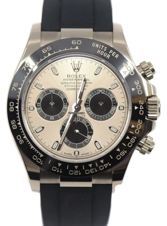 Rolex Daytona White Gold Oysterflex 116500LN