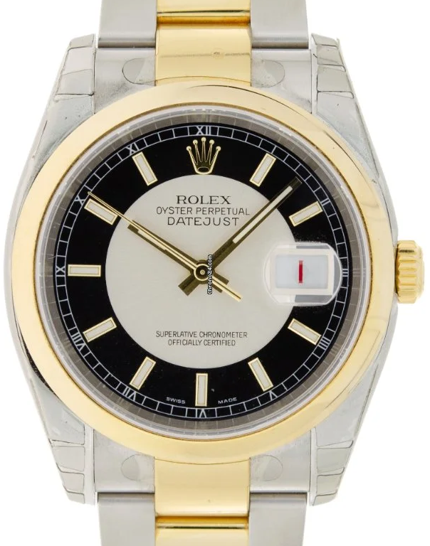 Rolex DateJust Tuxedo Dial 116203
