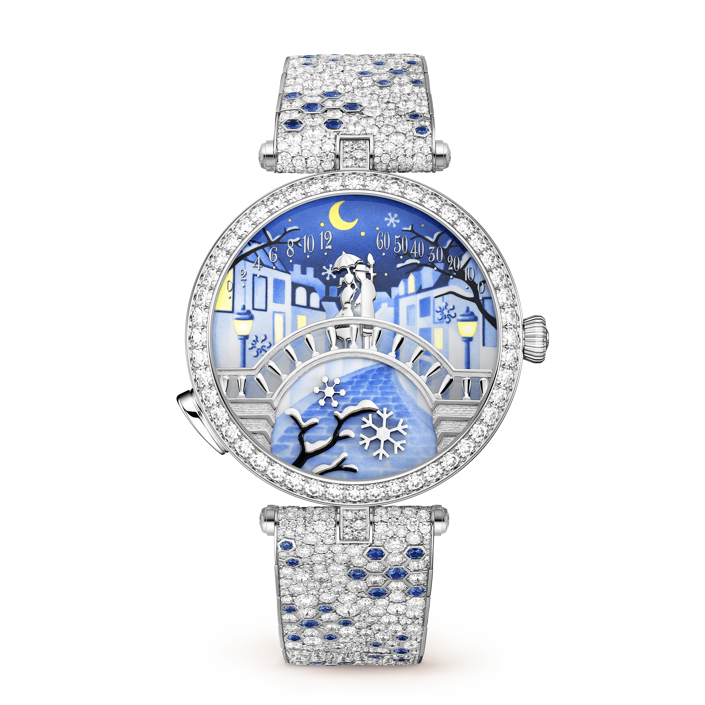 Van Cleef & Arpels Lady Arpels Pont des Amoureux Hiver watch
