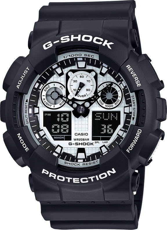 G-Shock GA100BW-1A