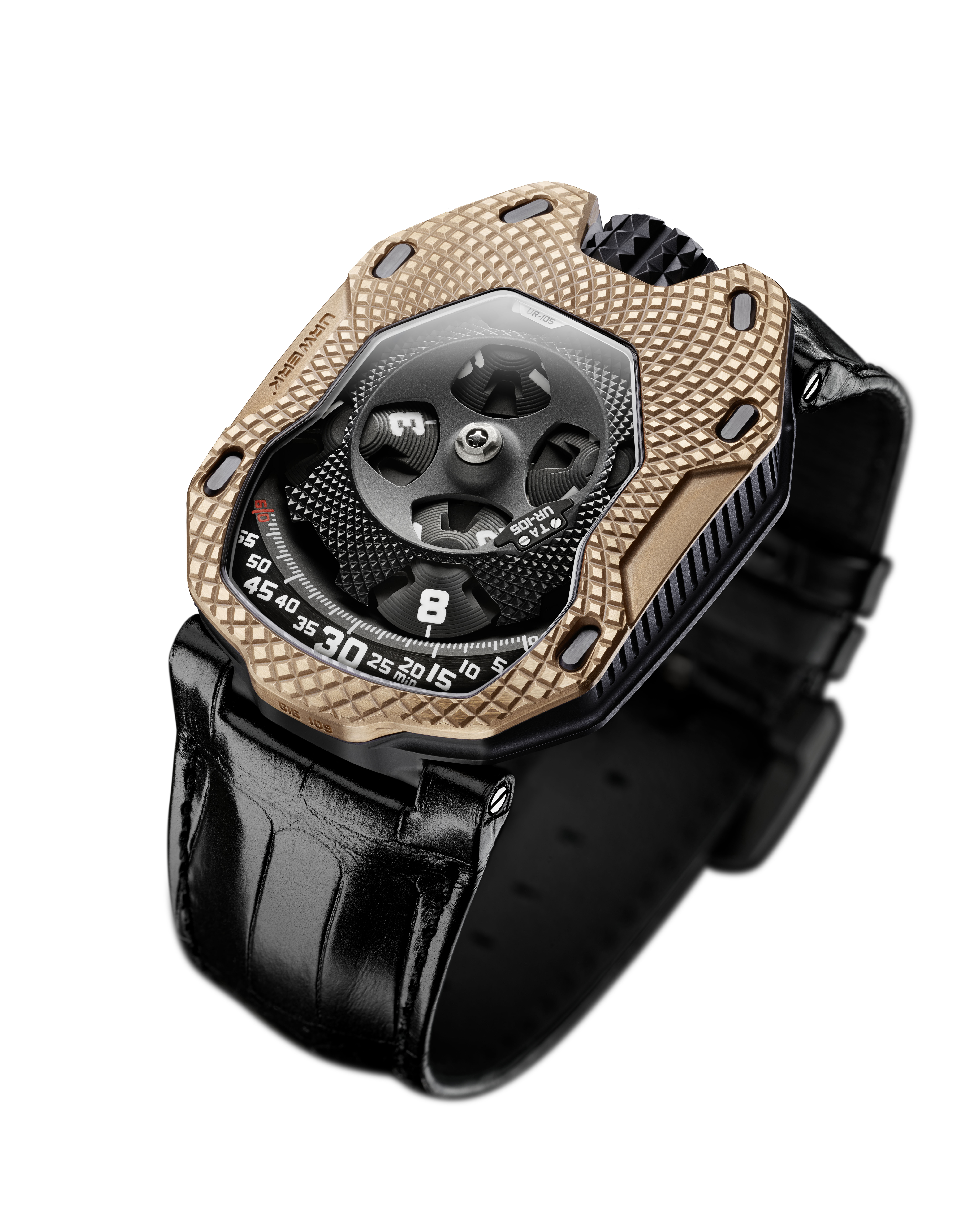 Urwerk UR-105 TA RGG Raging Gold
