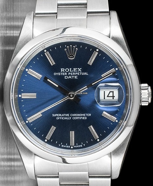 Rolex Date Blue Jeans 15200