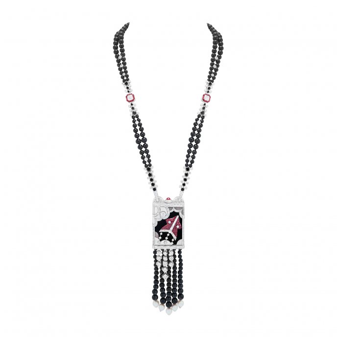 Van Cleef & Arpels Haute Joaillerie Cerf-Volant long necklace watch