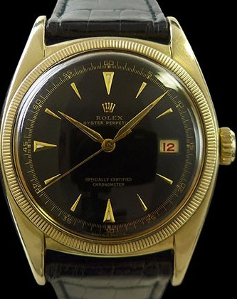 Rolex Date Oyster Perpetual Ovettone Big Bubble 6075