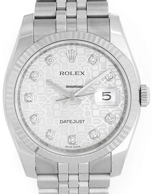 Rolex DateJust Jubilee Diamond Dial 116234