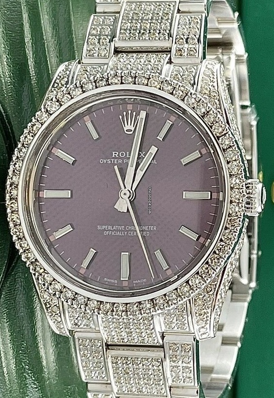 Rolex Air King Iced Out 114200