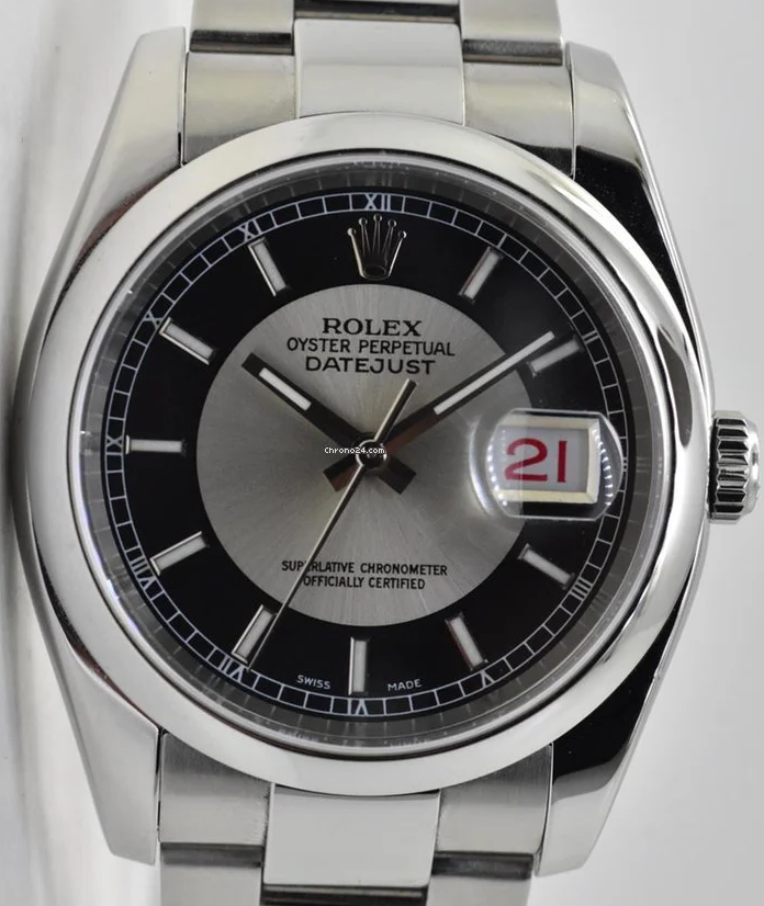 Rolex DateJust Roulette Date Tuxedo 116200