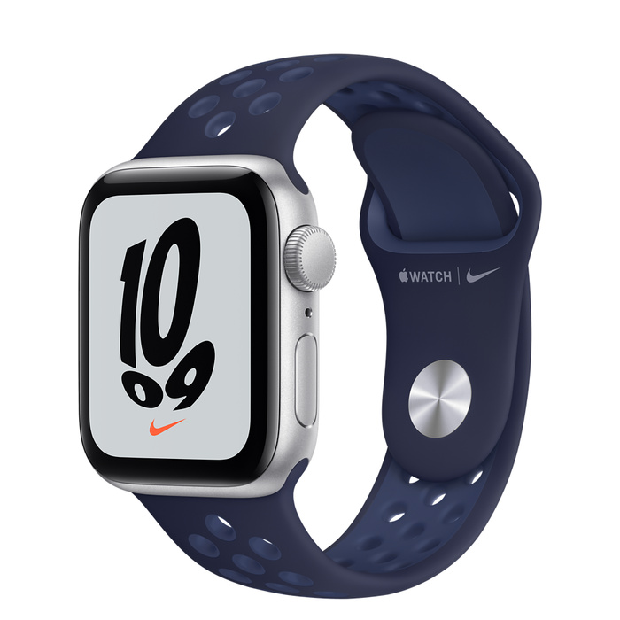 Apple Watch Nike SE GPS 40mm Silver Aluminum Case with Nike Sport Band