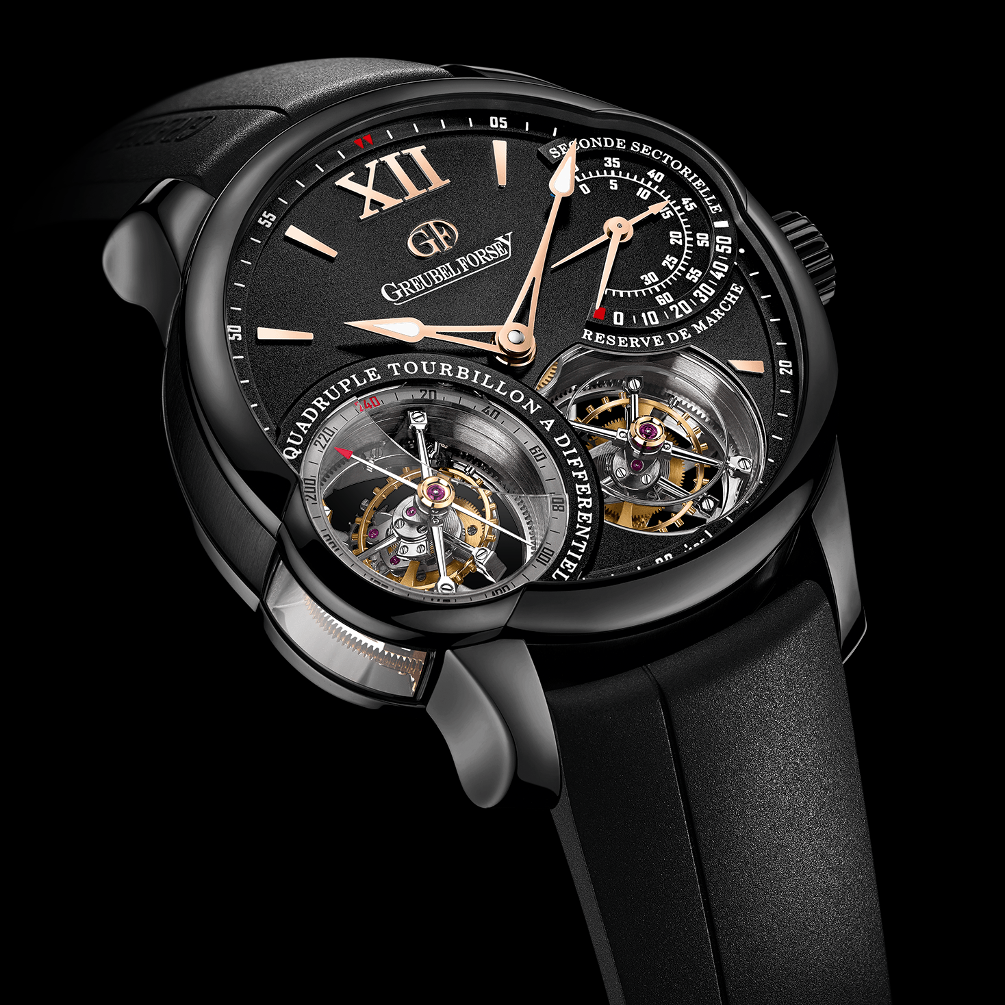 Greubel Forsey Quadruple Tourbillon Black