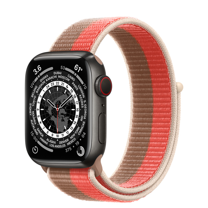 Apple Watch Edition GPS + Cellular 41mm Space Black Titanium Case with Sport Loop