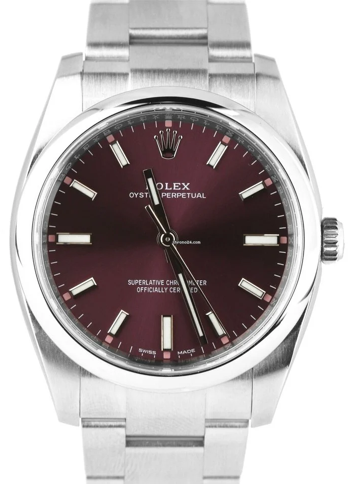 Rolex Air King Red Grape 114200