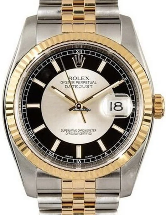 Rolex DateJust Tuxedo Dial Jubilee Bracelet 116233