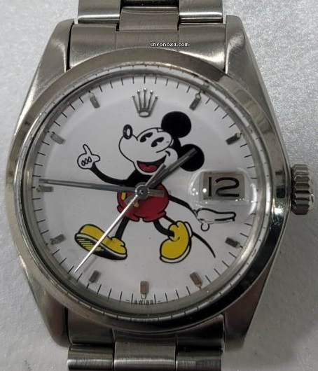 Rolex Date Oyster Perpetual Mickey Mouse Dial 1500