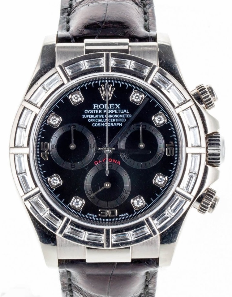 Rolex Daytona Or Blanc Diamants 116589