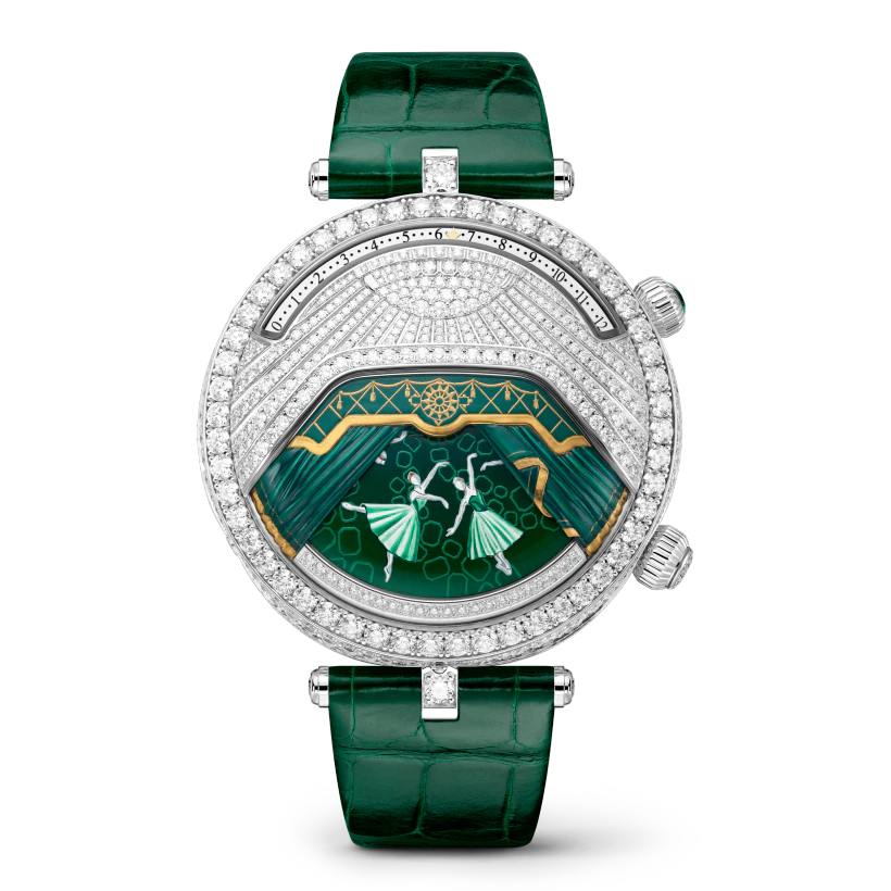 Van Cleef & Arpels Lady Arpels Ballerine Musicale Emeraude watch
