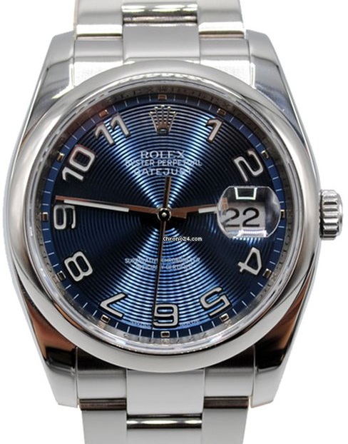 Rolex DateJust Blue Concentric Dial 116200