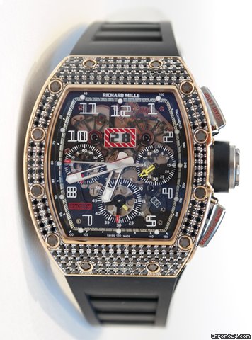 Richard Mille RM011 Felipe Massa Chrono Rose Gold and Diamonds Limited Edition