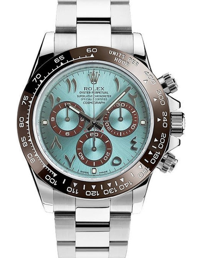 Rolex Daytona Custom Ice Blue Arabic 116520