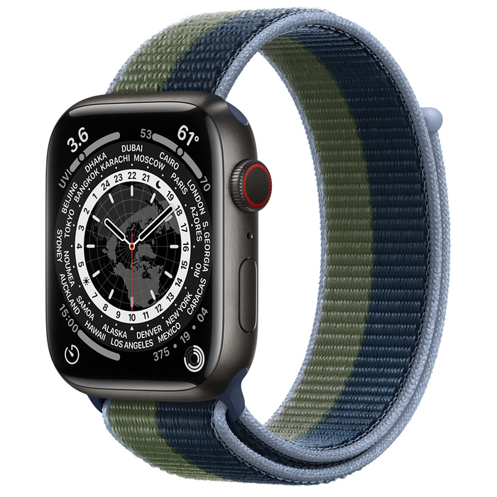 Apple Watch Edition GPS + Cellular 45mm Space Black Titanium Case with Sport Loop