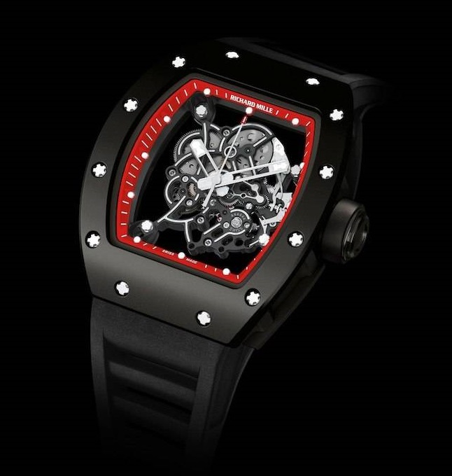 Richard Mille Rm055  Black Bubba Watson Red Drive