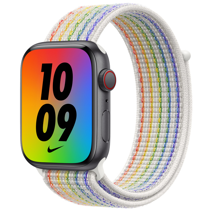 Apple Watch Nike SE GPS + Cellular 44mm Space Gray Aluminum Case with Nike Sport Loop