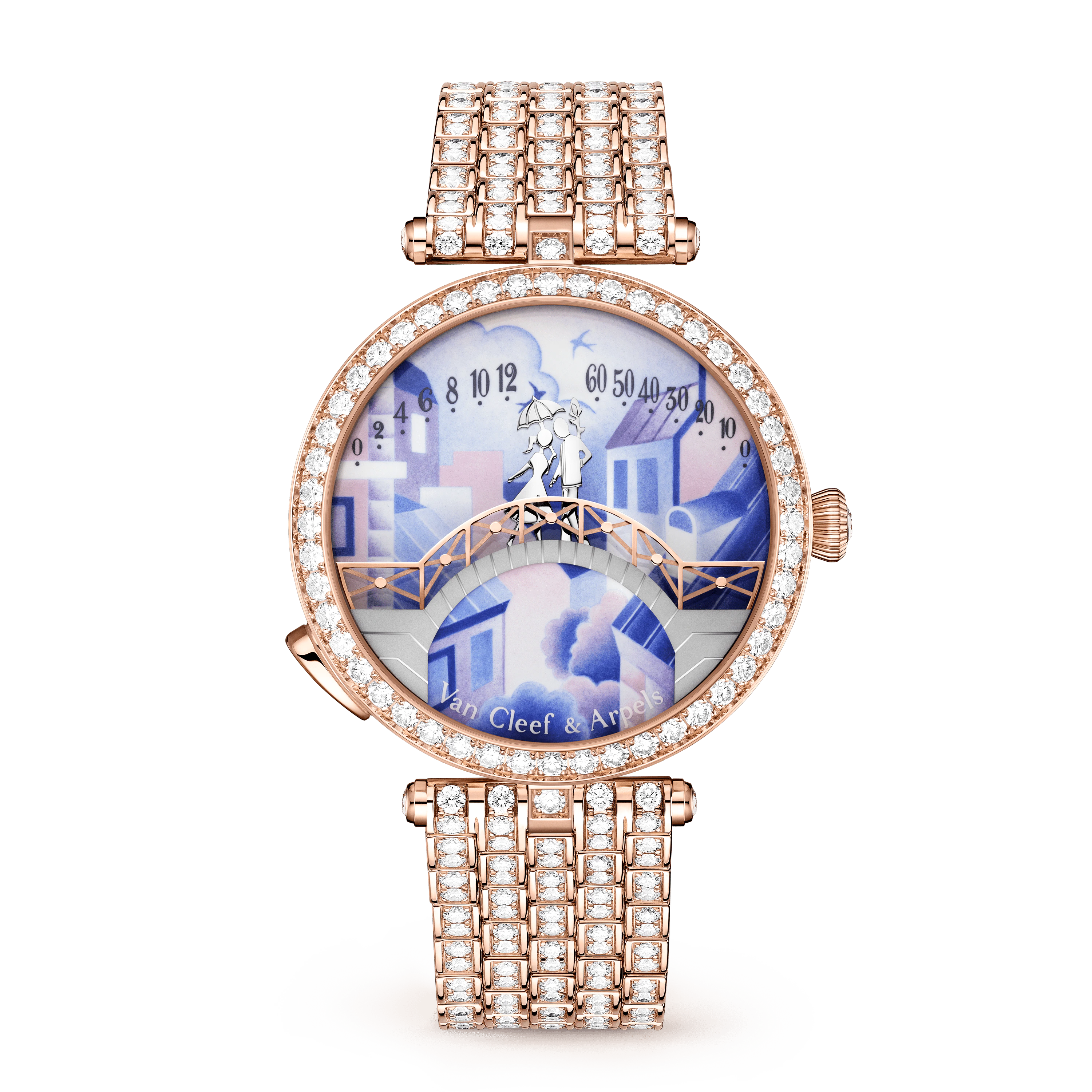 Van Cleef & Arpels Lady Arpels Pont des Amoureux Jour watch