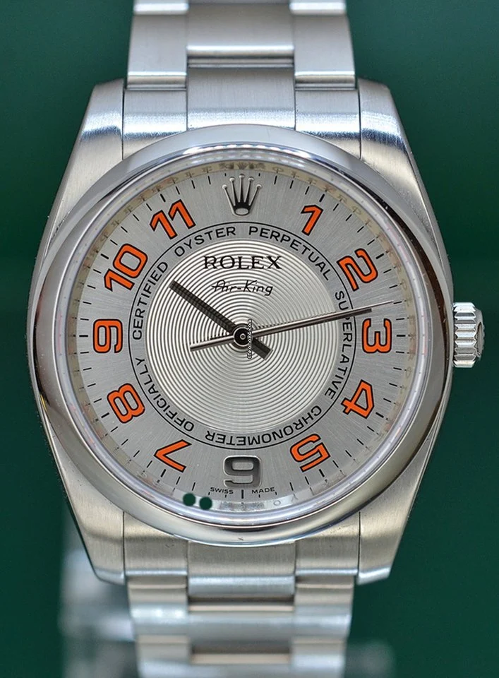 Rolex Air King Concentric Dial V Series 114200