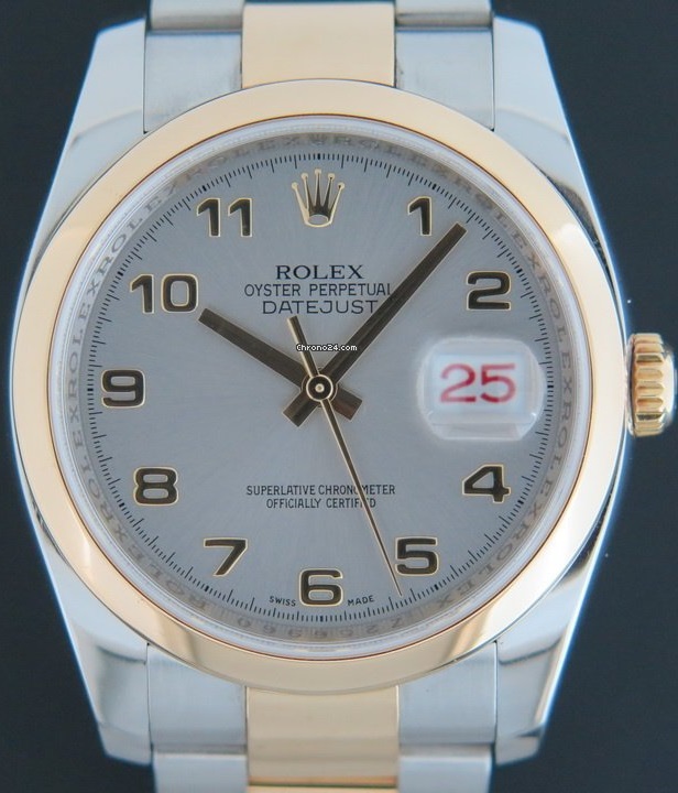 Rolex DateJust Grey Arab Dial 116203