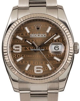 Rolex DateJust Bronze Havana Diamond 116234
