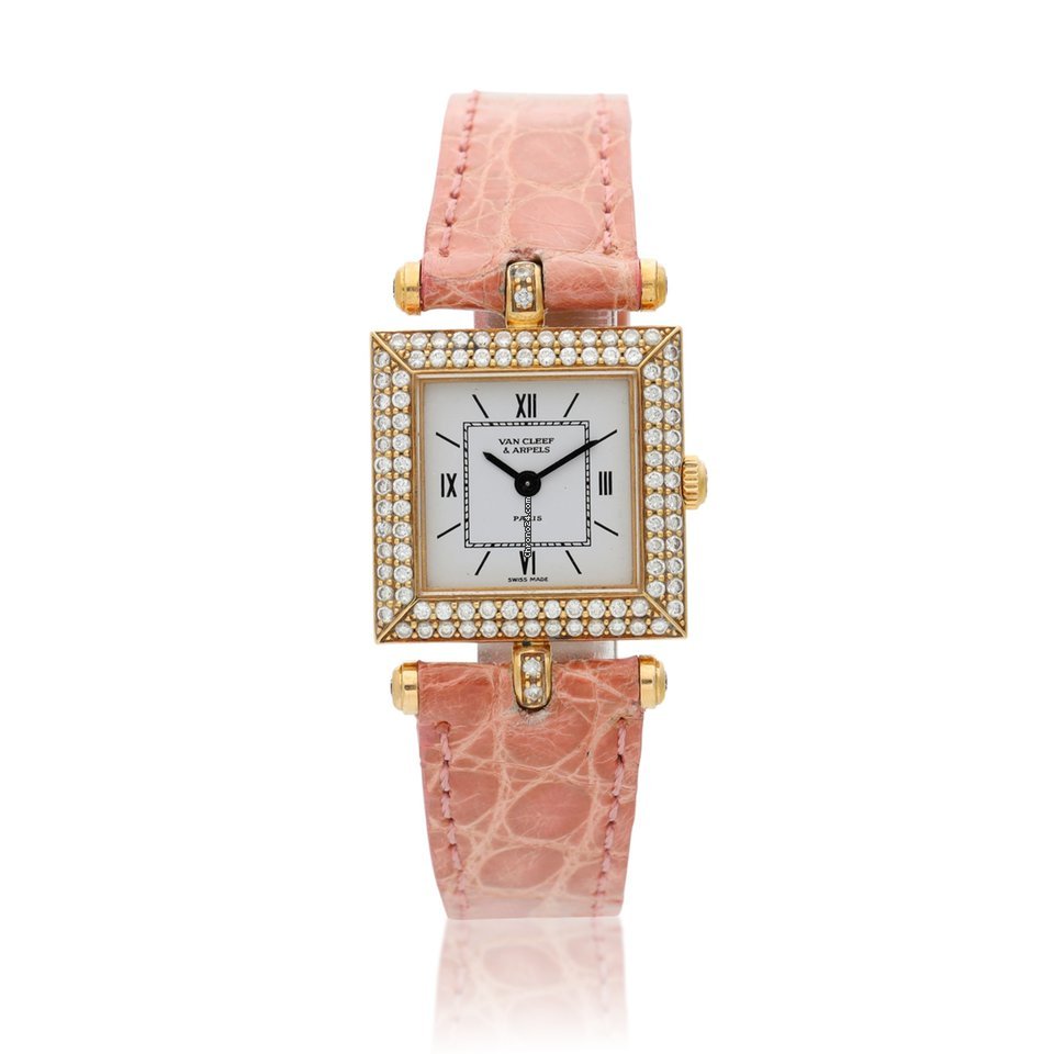 Van Cleef & Arpels Yellow Gold And Diamond-set Wristwatch, Circa 2000