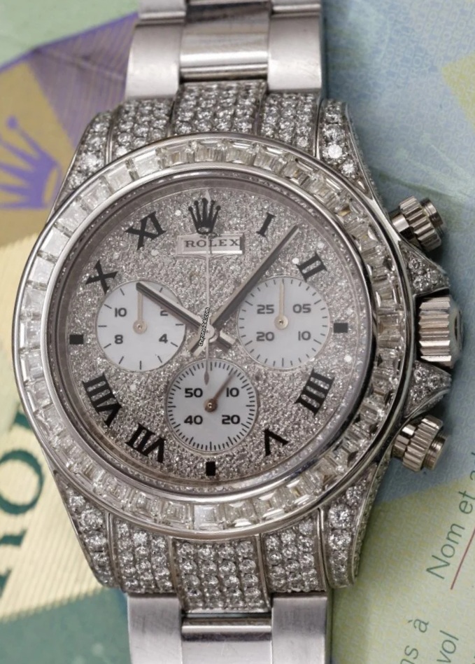 Rolex Daytona Baguette Diamond & Pavee 116509