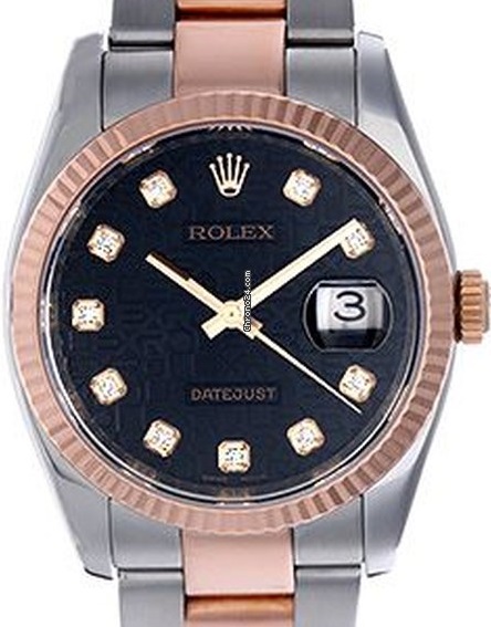 Rolex DateJust Black Jubilee Dial 116231