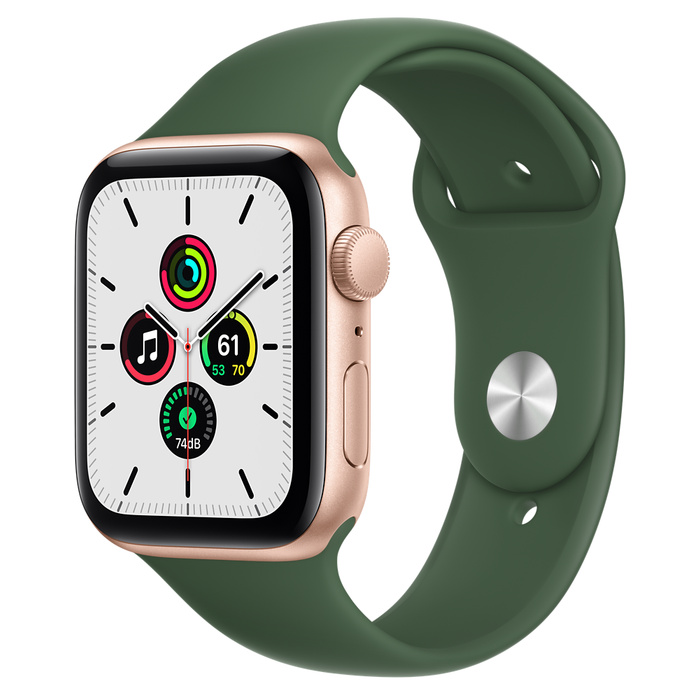 Apple Watch SE GPS 44mm Gold Aluminum Case with Sport Band