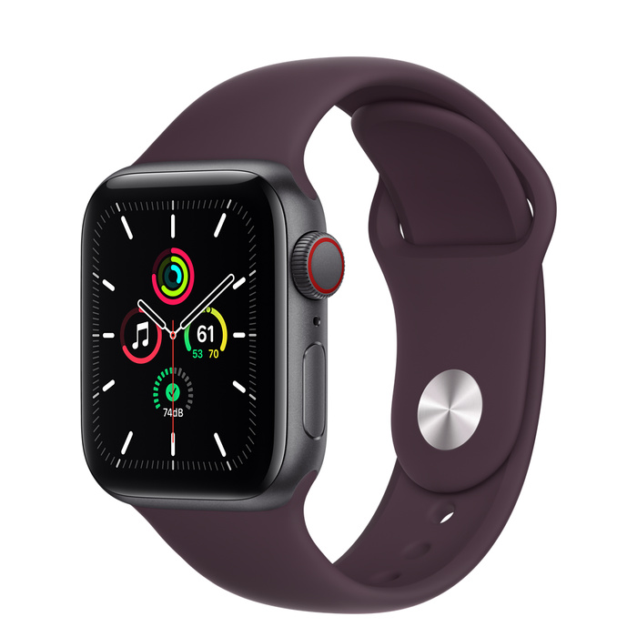 Apple Watch SE GPS 40mm Space Gray Aluminum Case with Sport Band