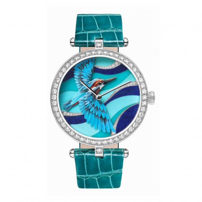 Van Cleef & Arpels Extraordinary Dials Lady Arpels Martin-Pêcheur Azur